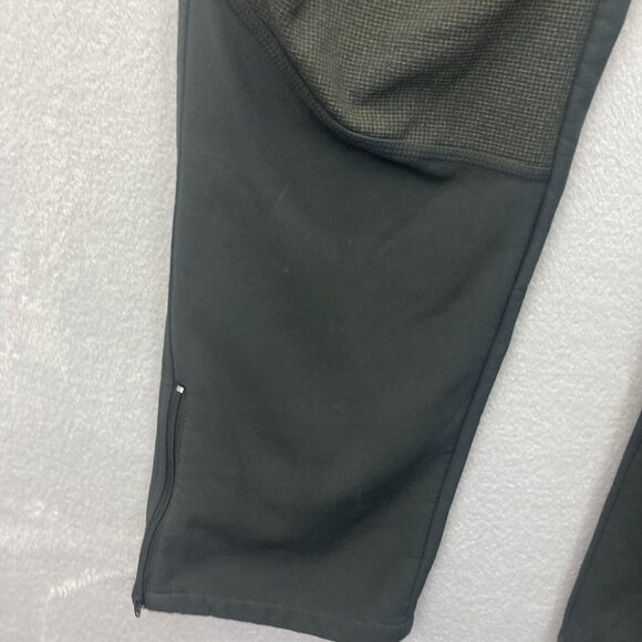 Gash Hao Fleece Lined Softshell Pants Mens 44x32 Black Snow Ski Reinforced Knees - Picture 13 of 16